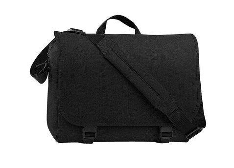 Bag Base Two-Tone Digital Messenger, Black, One Size bedrucken, Art.-Nr. 628291010