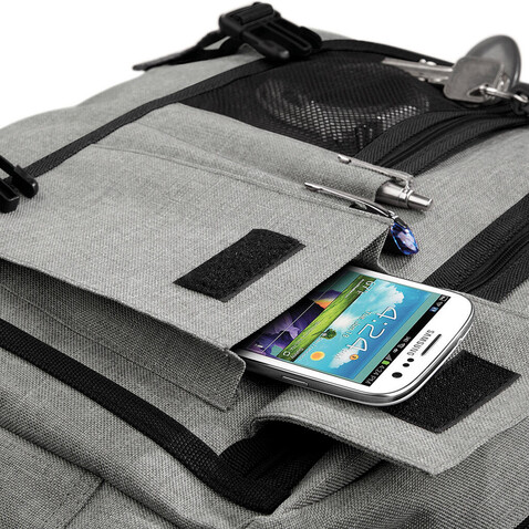 Bag Base Two-Tone Digital Messenger, Black, One Size bedrucken, Art.-Nr. 628291010