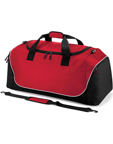 Quadra Jumbo Kit Bag, Classic Red/Black/White, One Size bedrucken, Art.-Nr. 628304850