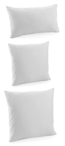 Westford Mill Fairtrade Cotton Canvas Cushion Cover, Light Grey_x000D_, 30x50cm (S) bedrucken, Art.-Nr. 633281381