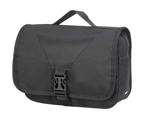 Shugon Bristol Toiletry Bag, Black, One Size bedrucken, Art.-Nr. 633381010