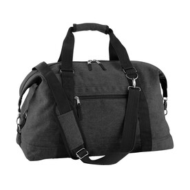 Bag Base Vintage Canvas Weekender, Vintage Black, One Size bedrucken, Art.-Nr. 636291120