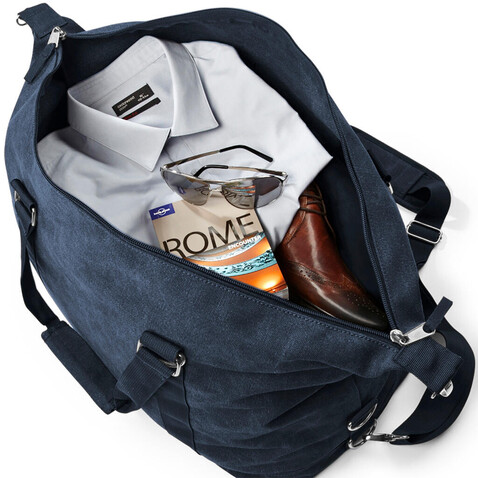 Bag Base Vintage Canvas Weekender, Vintage Black, One Size bedrucken, Art.-Nr. 636291120