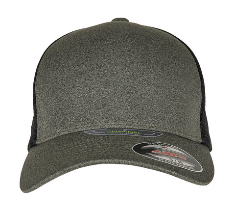 Flexfit Flexfit Unipanel™ Cap, Olive/Black, L/XL bedrucken, Art.-Nr. 636685702