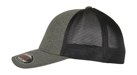 Flexfit Flexfit Unipanel™ Cap, Dark Grey/Black, S/M bedrucken, Art.-Nr. 636681781