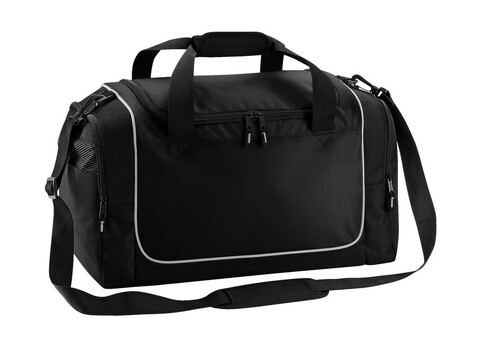 Quadra Locker Bag, Black/Light Grey, One Size bedrucken, Art.-Nr. 637301550