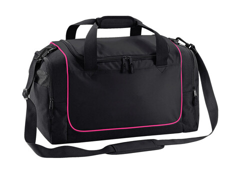 Quadra Locker Bag, Black/Fuchsia, One Size bedrucken, Art.-Nr. 637301650