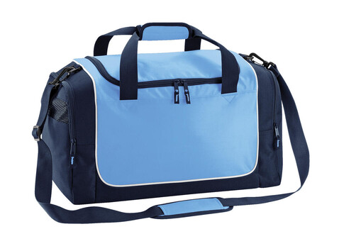 Quadra Locker Bag, Sky Blue/French Navy/White, One Size bedrucken, Art.-Nr. 637303630
