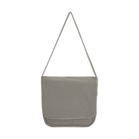 SG ACCESSORIES - BAGS Canvas Messenger, Neutral Grey, One Size bedrucken, Art.-Nr. 637571190
