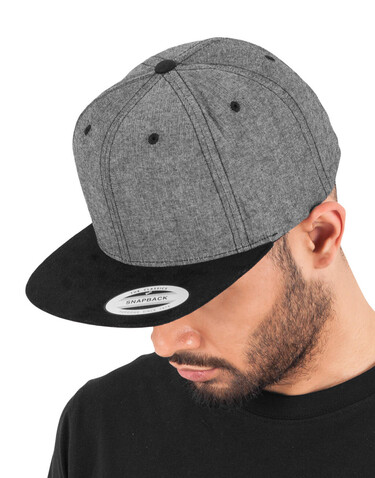 Flexfit Chambray-Suede Snapback, Blue/Beige, One Size bedrucken, Art.-Nr. 638683580 Flexfit Chambray-Suede Snapback, Blue/Beige, One Size bedrucken, Art.-Nr. 638683580