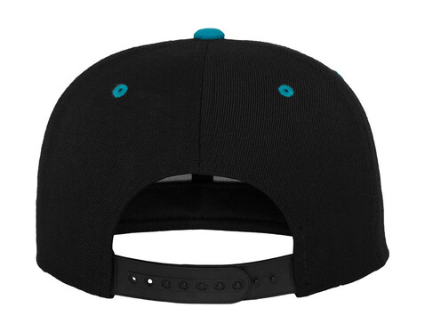 Flexfit Hawaiian Snapback, Black/Aqua, One Size bedrucken, Art.-Nr. 639681430