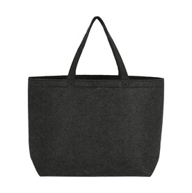 SG ACCESSORIES - BAGS Large Felt Shopper, Charcoal Melange, One Size bedrucken, Art.-Nr. 640571300