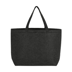 SG ACCESSORIES - BAGS Large Felt Shopper, Charcoal Melange, One Size bedrucken, Art.-Nr. 640571300