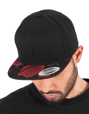 Flexfit Roses Snapback, Black/Red, One Size bedrucken, Art.-Nr. 640681540 Flexfit Roses Snapback, Black/Red, One Size bedrucken, Art.-Nr. 640681540