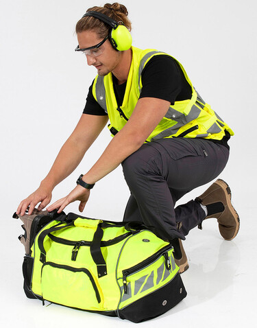 Shugon Daytona Holdall, Hi-Vis Orange/Black, One Size bedrucken, Art.-Nr. 641384650 Shugon Daytona Holdall, Hi-Vis Orange/Black, One Size bedrucken, Art.-Nr. 641384650