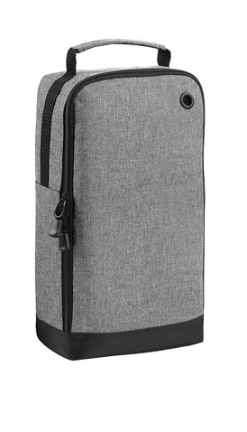 Bag Base Sports Shoe/Accessory Bag, Grey Marl, One Size bedrucken, Art.-Nr. 643291280