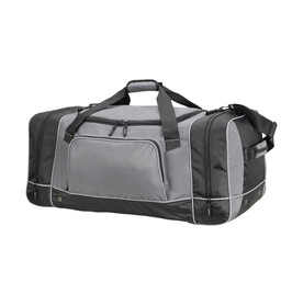 Shugon Chicago Spacious Holdall, Grey/Black, One Size bedrucken, Art.-Nr. 644381480