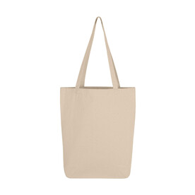 SG ACCESSORIES - BAGS Canvas Cotton Bag LH with Gusset, Natural, One Size bedrucken, Art.-Nr. 644570080