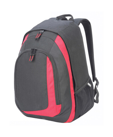 Shugon Geneva Backpack, Black/Red, One Size bedrucken, Art.-Nr. 645381540