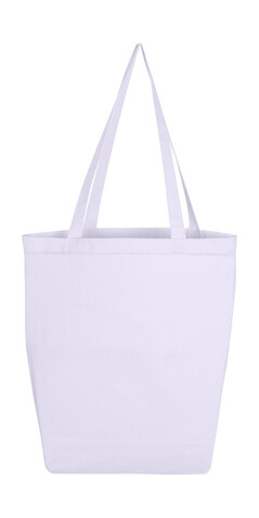 SG ACCESSORIES - BAGS Cotton Bag LH with Gusset, Snowwhite, One Size bedrucken, Art.-Nr. 645570000