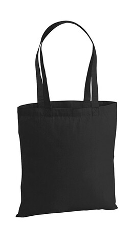 Westford Mill Premium Cotton Tote, Black, One Size bedrucken, Art.-Nr. 646281010