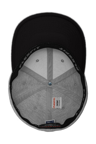 Flexfit Flexfit Double Jersey 2-Tone, Grey/Black, S/M bedrucken, Art.-Nr. 646681411