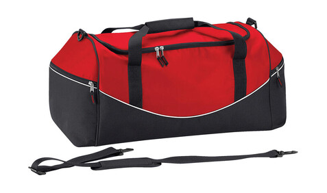Quadra Teamwear Holdall, Classic Red/Black/White, One Size bedrucken, Art.-Nr. 647304860