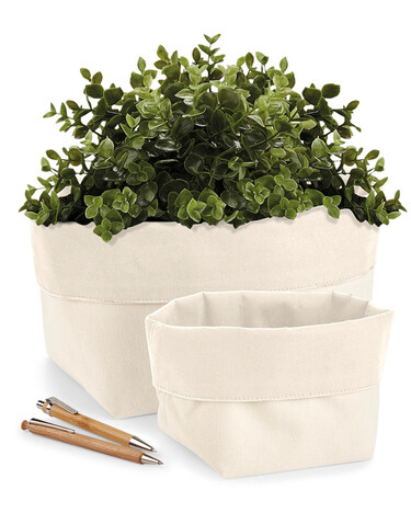 Westford Mill Reversible Canvas Organiser, Natural, L bedrucken, Art.-Nr. 656280085