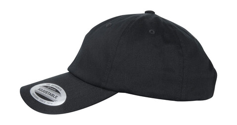 Flexfit Low Profile Organic Cotton Cap, Black, One Size bedrucken, Art.-Nr. 656681010