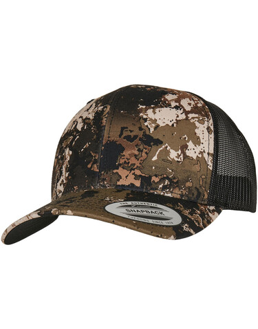 Flexfit Classics® Veil Camo™ Retro Trucker Cap, Poseidon Black, One Size bedrucken, Art.-Nr. 664681020 Flexfit Classics® Veil Camo™ Retro Trucker Cap, Poseidon Black, One Size bedrucken, Art.-Nr. 664681020