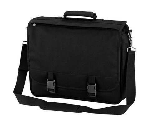 Quadra Allround Briefcase, Black, One Size bedrucken, Art.-Nr. 665301010