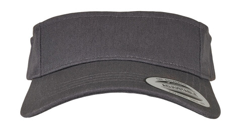 Flexfit Curved Visor Cap, Dark Grey, One Size bedrucken, Art.-Nr. 665681280