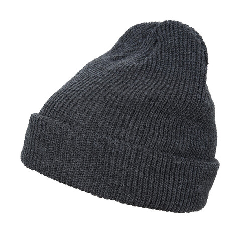 Flexfit Long Knit Beanie, Dark Grey, One Size bedrucken, Art.-Nr. 666681280