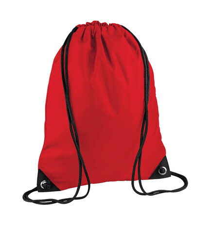 Bag Base Premium Gymsac, Classic Red, One Size bedrucken, Art.-Nr. 671294010