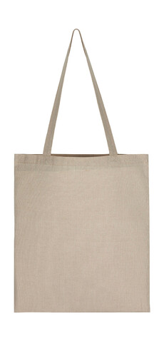 SG ACCESSORIES - BAGS Recycled Cotton/Polyester Tote LH, Natural Heather, One Size bedrucken, Art.-Nr. 671570140