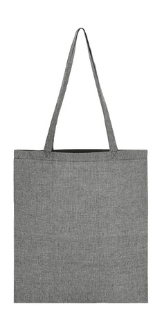 SG ACCESSORIES - BAGS Recycled Cotton/Polyester Tote LH, Black Heather, One Size bedrucken, Art.-Nr. 671571050