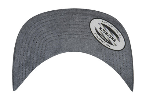 Flexfit Melange Velour Snapback, Grey/Grey, One Size bedrucken, Art.-Nr. 671681420