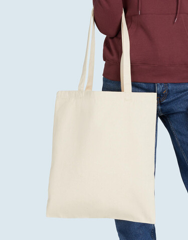 SG ACCESSORIES - BAGS Premium Canvas Organic Tote LH, Black, One Size bedrucken, Art.-Nr. 673571010