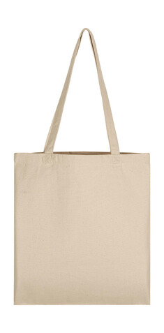 SG ACCESSORIES - BAGS Premium Canvas Organic Tote LH, Natural, One Size bedrucken, Art.-Nr. 673570080