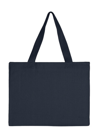 SG ACCESSORIES - BAGS Canvas Wide Shopper with Fold LH, Dark Blue, XL (49x39x12cm) bedrucken, Art.-Nr. 675572012 SG ACCESSORIES - BAGS Canvas Wide Shopper with Fold LH, Dark Blue, XL (49x39x12cm) bedrucken, Art.-Nr. 675572012