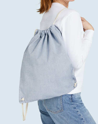 SG ACCESSORIES - BAGS Recycled Cotton/Polyester Backpack DD, Royal Heather, One Size bedrucken, Art.-Nr. 677573020 SG ACCESSORIES - BAGS Recycled Cotton/Polyester Backpack DD, Royal Heather, One Size bedrucken, Art.-Nr. 677573020