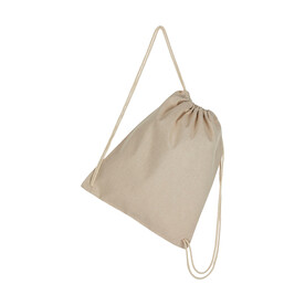 SG ACCESSORIES - BAGS Recycled Cotton/Polyester Backpack DD, Natural Heather, One Size bedrucken, Art.-Nr. 677570140