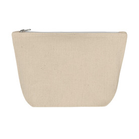 SG ACCESSORIES - BAGS Canvas Accessory Case, Natural, S (22x12x8) bedrucken, Art.-Nr. 679570081