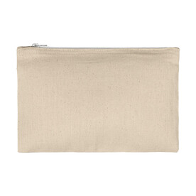 SG ACCESSORIES - BAGS Canvas Accessory Pouch, Natural, S (22x11) bedrucken, Art.-Nr. 680570081