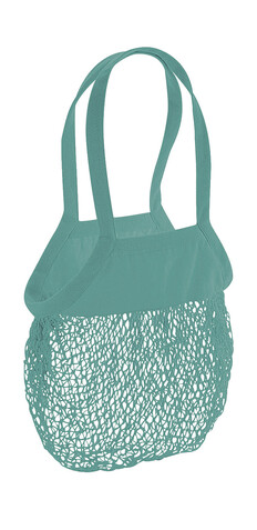 Westford Mill Organic Cotton Mesh Grocery Bag, Sage Green, One Size bedrucken, Art.-Nr. 682285320