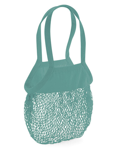 Westford Mill Organic Cotton Mesh Grocery Bag, Orange Rust, One Size bedrucken, Art.-Nr. 682284120