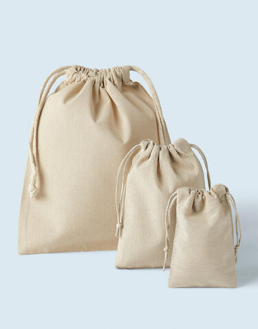 SG ACCESSORIES - BAGS Recycled Cotton/Polyester Stuff Bag, Grey Heather, S (25x30) bedrucken, Art.-Nr. 682571623 SG ACCESSORIES - BAGS Recycled Cotton/Polyester Stuff Bag, Grey Heather, S (25x30) bedrucken, Art.-Nr. 682571623
