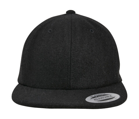 Flexfit Melton Cap, Black, One Size bedrucken, Art.-Nr. 683681010