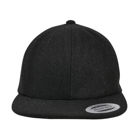 Flexfit Melton Cap, Black, One Size bedrucken, Art.-Nr. 683681010