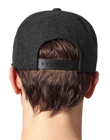 Flexfit Melton Wool Snapback, Dark Grey, One Size bedrucken, Art.-Nr. 685681280